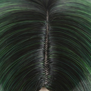 Perruque en fibre synthétique cheveux longs lisses