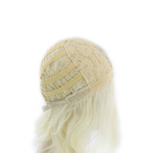 Perruque en fibre synthétique cheveux longs et lisses