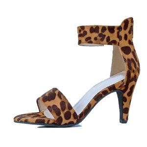 Sandales en daim à talons