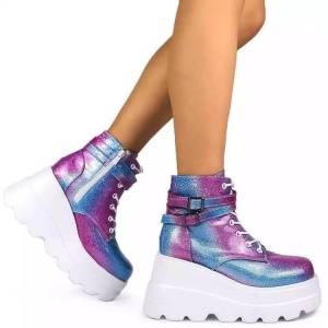Bottes à semelle épaisse pour femmes