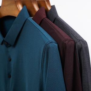 Polo business homme à manches courtes