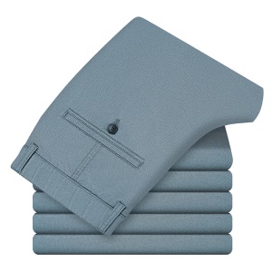Hommes pantalons décontractés stretch business