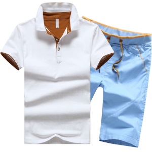 Pantalon POLO à manches courtes pour homme + pantacourt