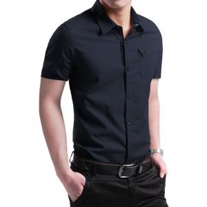 Chemise homme manches courtes coupe slim
