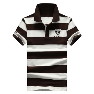 Polo manches courtes pour homme rayures