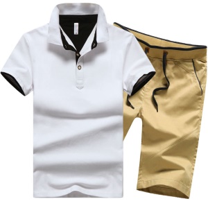 Pantalon POLO à manches courtes pour homme + pantacourt