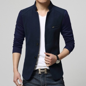 Veste manches tricotées homme,  doux et ajusté