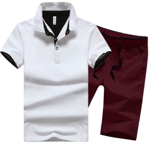 Pantalon POLO à manches courtes pour homme + pantacourt