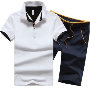 Pantalon POLO à manches courtes pour homme + pantacourt