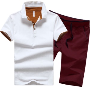 Pantalon POLO à manches courtes pour homme + pantacourt