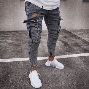Jeans cargo bad boy pour hommes