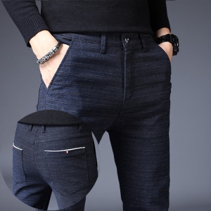 Pantalon casual pour homme Coton et lin