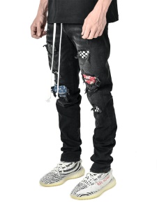 Jeans pour hommes style bad boy