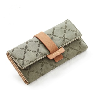Portefeuille femme long