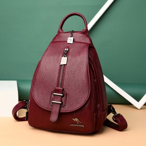 Sac à dos et bandoulière pour femme en cuir de vache