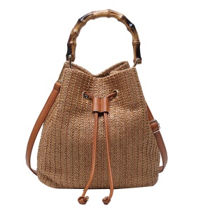 Sac à main pour femme en paille à une épaule