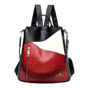 Sac à dos pour femmes en cuir PU