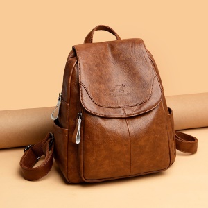 Sac à dos pour femmes en cuir de vache