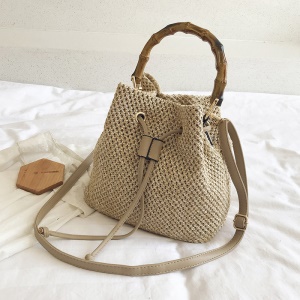Sac à main pour femme en paille à une épaule