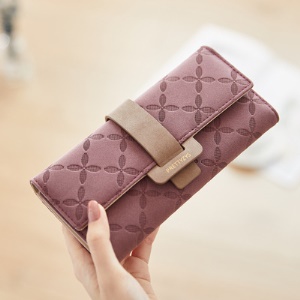 Portefeuille femme long
