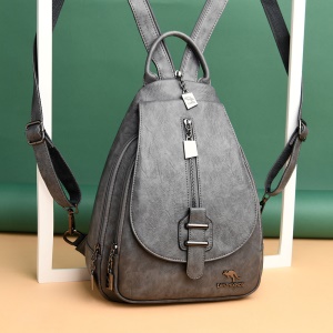 Sac à dos et bandoulière pour femme en cuir de vache