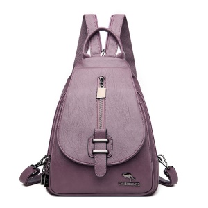 Sac à dos et bandoulière pour femme en cuir de vache