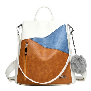 Sac à dos pour femmes en cuir PU