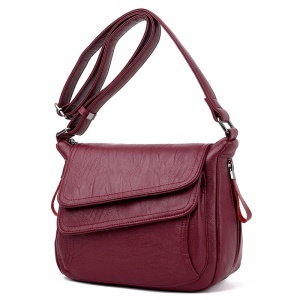 Sac à bandoulière pour femmes en cuir PU