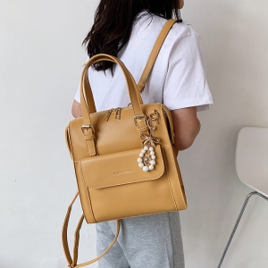 Sac à dos et bandoulière pour femmes en cuir PU petit modèle