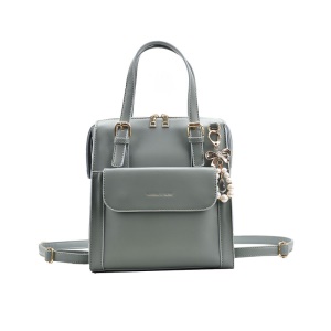 Sac à dos et bandoulière pour femmes en cuir PU petit modèle