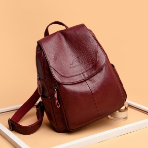 Sac à dos pour femmes en cuir de vache