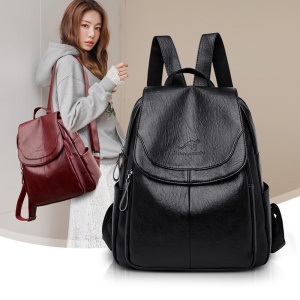 Sac à dos pour femmes en cuir de vache