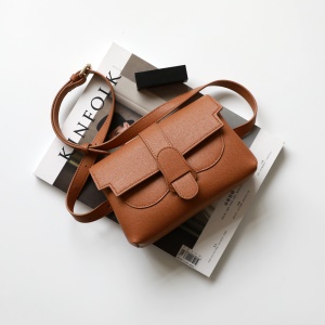 Sac à bandoulière pour femmes en cuir de vache