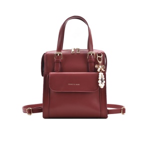 Sac à dos et bandoulière pour femmes en cuir PU petit modèle