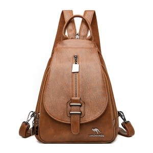 Sac à dos et bandoulière pour femme en cuir de vache