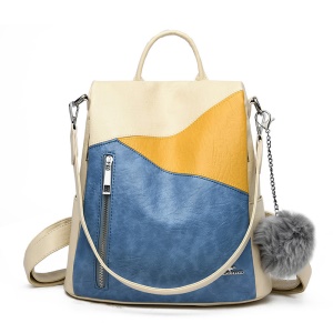 Sac à dos pour femmes en cuir PU