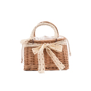 Sac à main pour femme avec ruban de paille