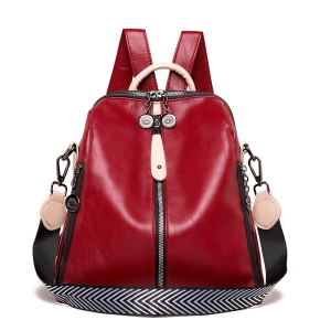 Sac à bandoulière femme multifonction en peau de mouton