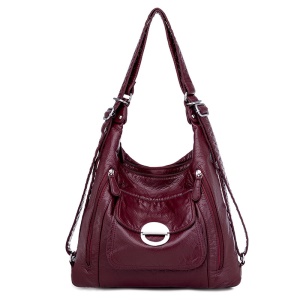 Sac à main  femme style bandoulière  et à dos en cuir PU