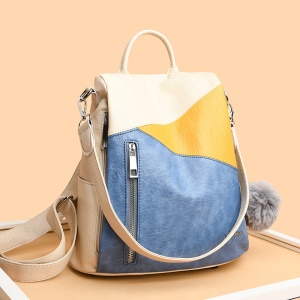 Sac à dos pour femmes en cuir PU