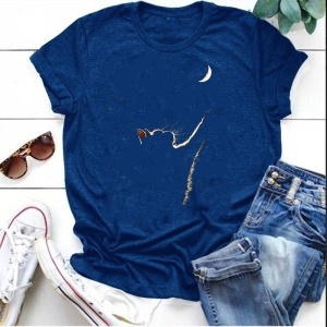 T-shirt femme à cou rond