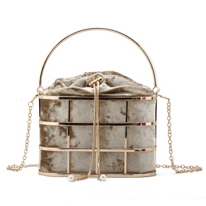 Sac à main pour femme grille métallique