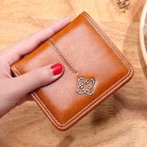 Portefeuille femme en cuir