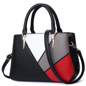 Sac à main pour femme en cuir avec  combinaison de 04 couleurs