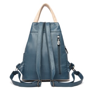 Sac à dos femme brodé en peau de mouton