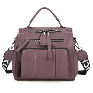 Sac à dos femme en cuir souple