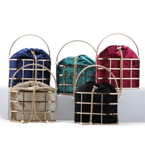 Sac à main pour femme grille métallique