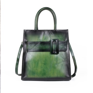 Sac à main en cuir de vache de grande capacité
