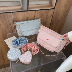 Sac à bandoulière pour femme en cuir