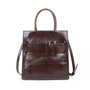 Sac à main en cuir de vache de grande capacité